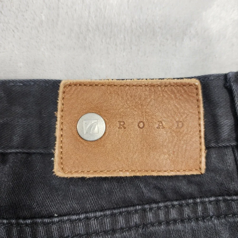 Road Less Traveled Jeans Mens 33‎ Black Regular Fit Straight Leg Denim Casual